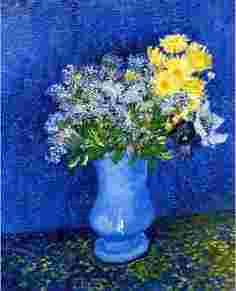 Vincent Van Gogh Vase with Lilacs, Daisies Anemones China oil painting art